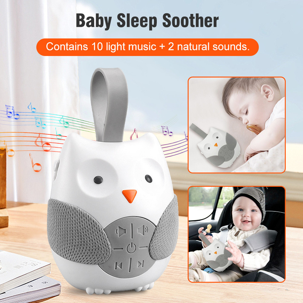Owl Baby Soother Lullaby White Noise Portable / Speaker Lagu Bayi / Musik Tidur Baby / OWL BABY SOOT