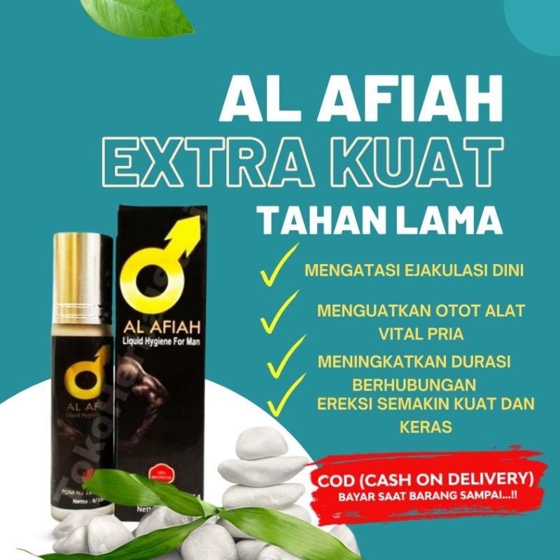 Al Afiah Obat Kuat Pria Tahan Lama Original 100% Pembesar Alat Vital Pria Hajar Jahanam Mesir Asli K