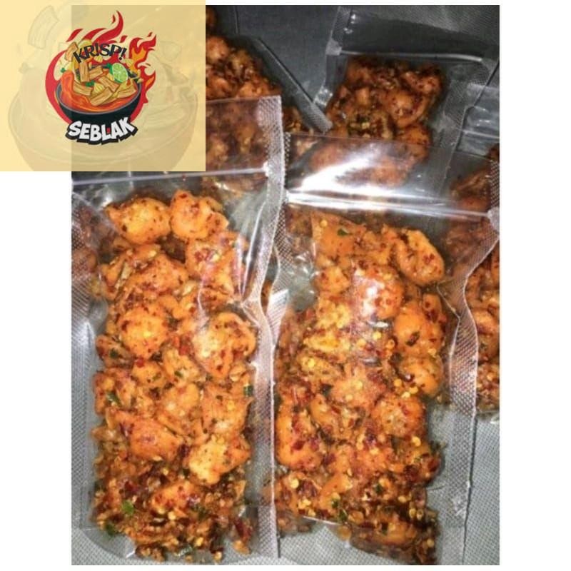

Seblak krispi Siomay Mini Pedas dan Original Topping Seblak, Baso Aci dll 100 gram . Seblak krispi