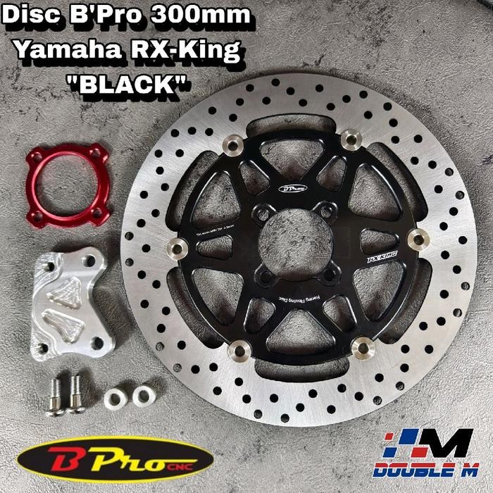 Piringan Cakram RX King Floating CNC BPro 300mm Disk Disc Cakram BPro RXKing - BPro RX King BLACK