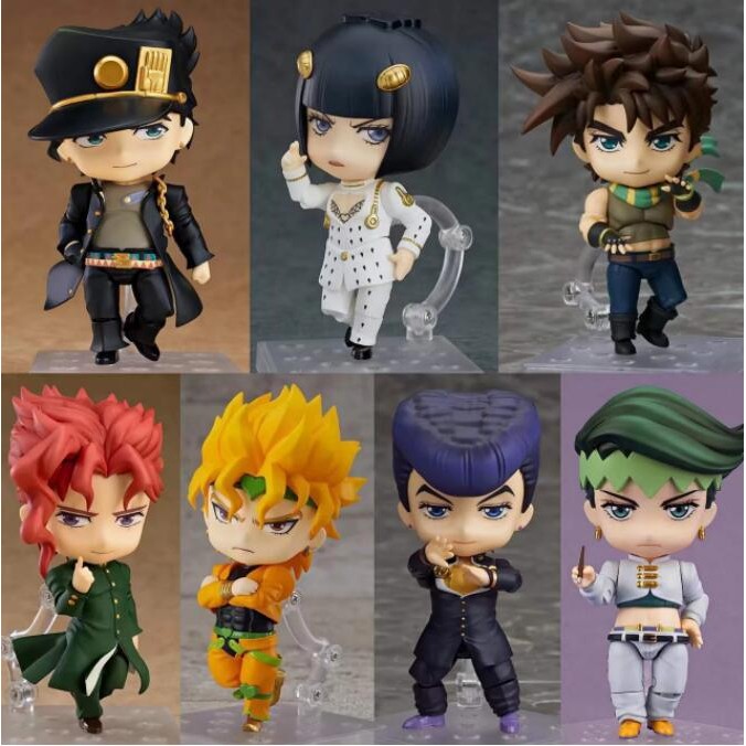 

JOJO's Bizarre Adventure Kujo Jotaro Dio Brando Kakyoin Kars Prosciutt 1742 1155 1815 action figure toys anime cartoon