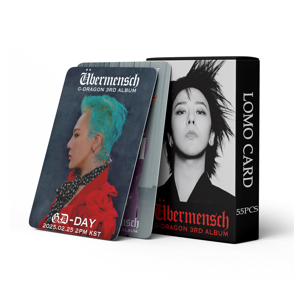 

55 Pcs in Stock BIGBANG Übermensch G-DRAGON DRAMA Celebrity Fan Collection Card Album Card Postcard Photo Card Lomo Card Gift