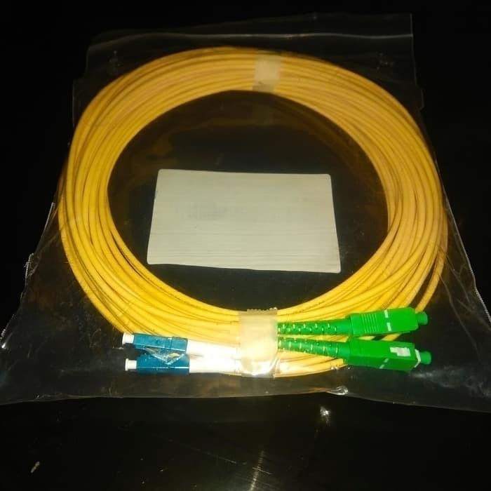 SCAPC - LCUPC Fiber Optic SC/APC - LC/UPC Patchcord 5 meter duplex