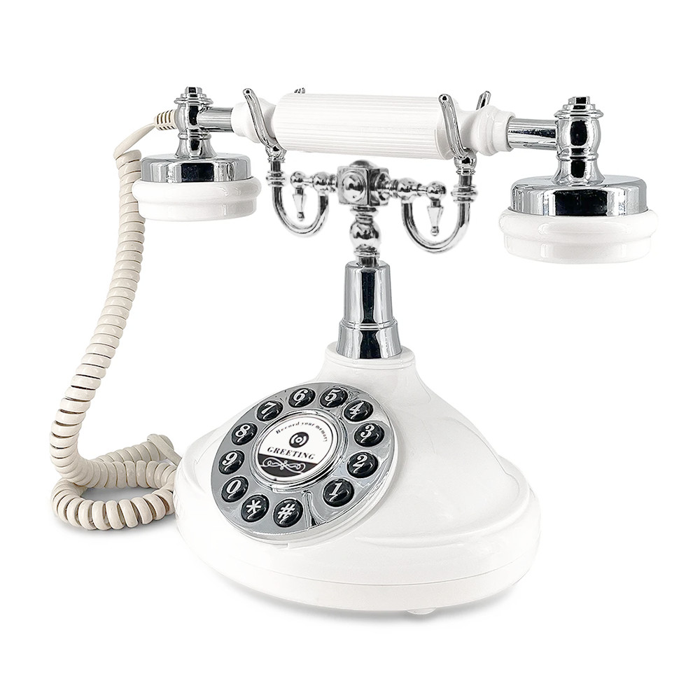 

Audio Guest Book Wedding Telephone Classic Retro Craftsmanship Wedding Guestbook For Confessional Wedding Birthday Party Messag