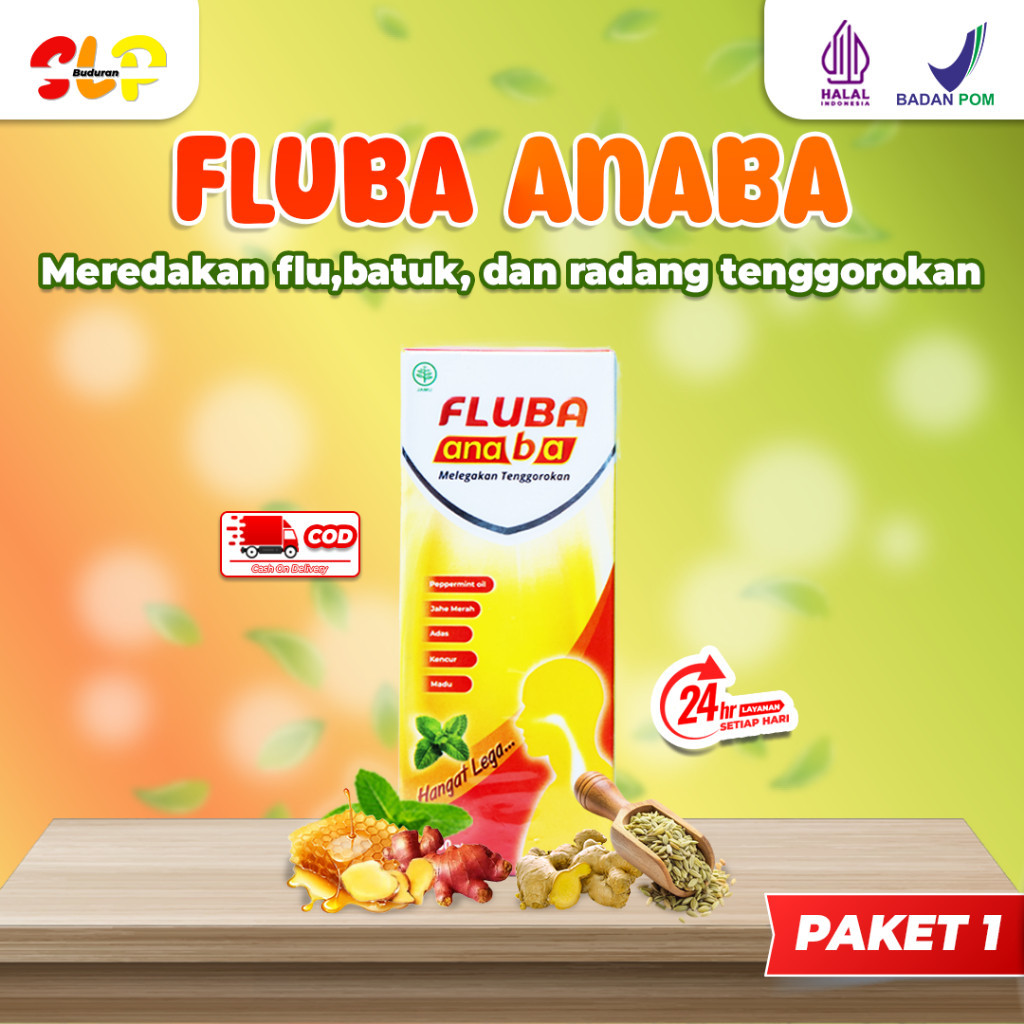 

Fluba Anaba Madu Herbal Melegakan Tenggorokan 1 Botol - 130 ml