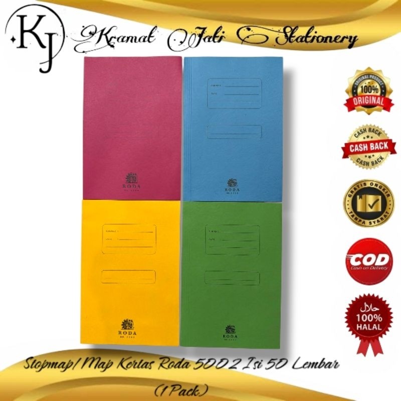 

PROMO Stopmap/Map Kertas Roda 5002 Isi 50 Lembar (1 Pack)
