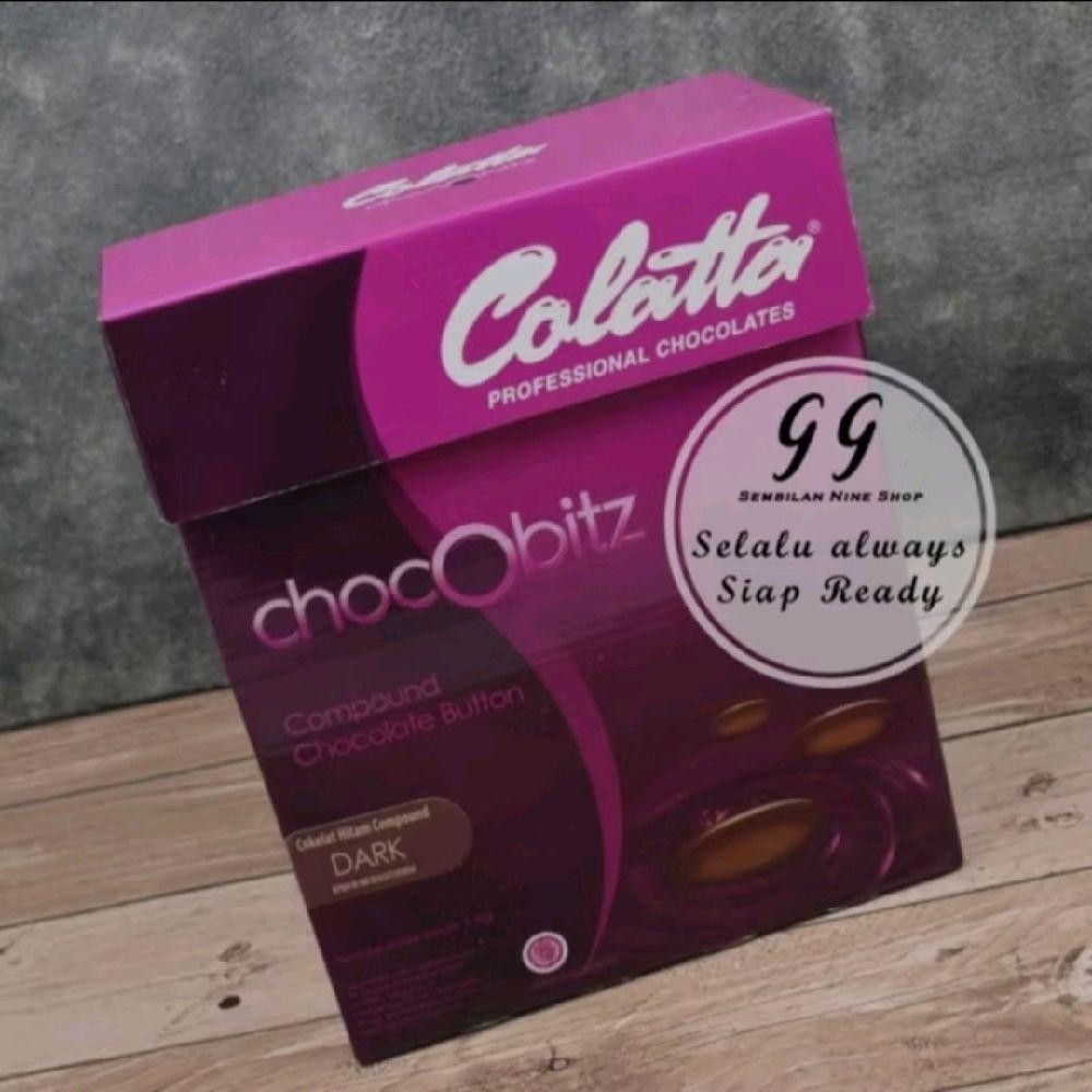 

COLATTA DARK COMPOUND COIN 1 Kg Chocobitz Chocolate Coklat Cokelat Hitam Bulat