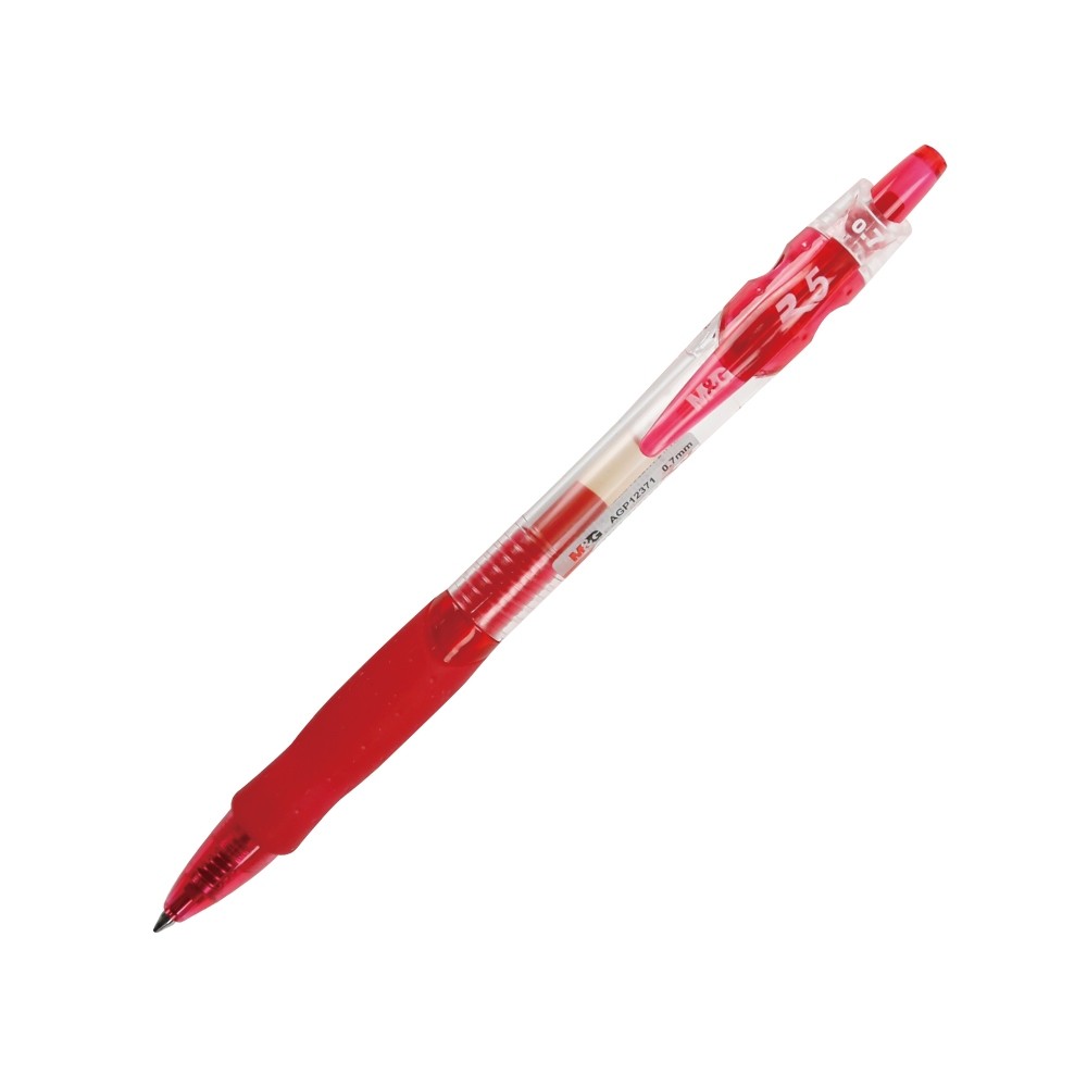 

Pulpen Cetrek/Cetek M&G Retractable Gel Pen 0.7mm AGP12371 Red