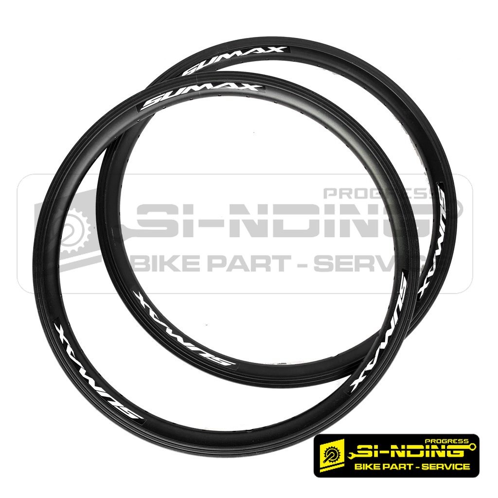 Velg Rims Sepeda Lipat Minion SUMAX Atlantis 20 Inch Lubang 36 Hole Double Wall CNC