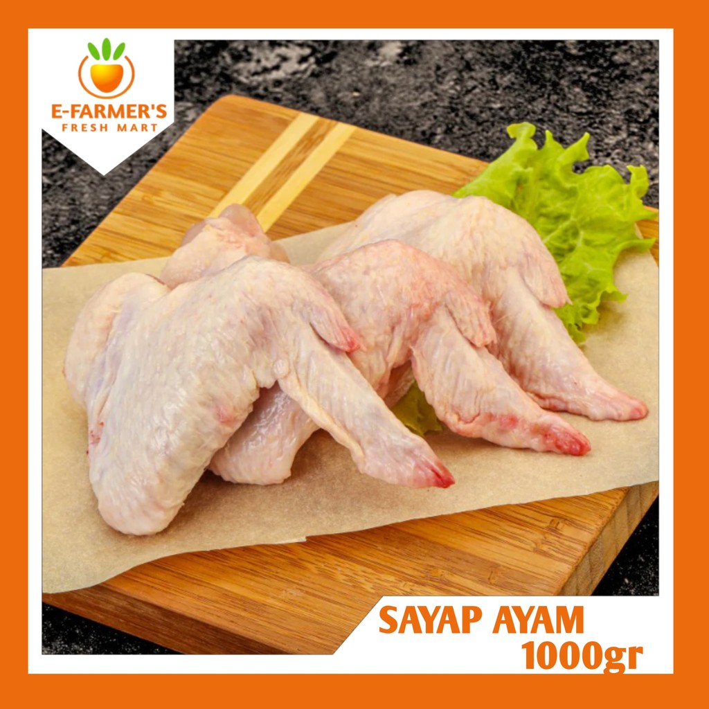 

Sayap Ayam Frozen 1KG / CHICKEN WINGS FRESH (JAKBAR)
