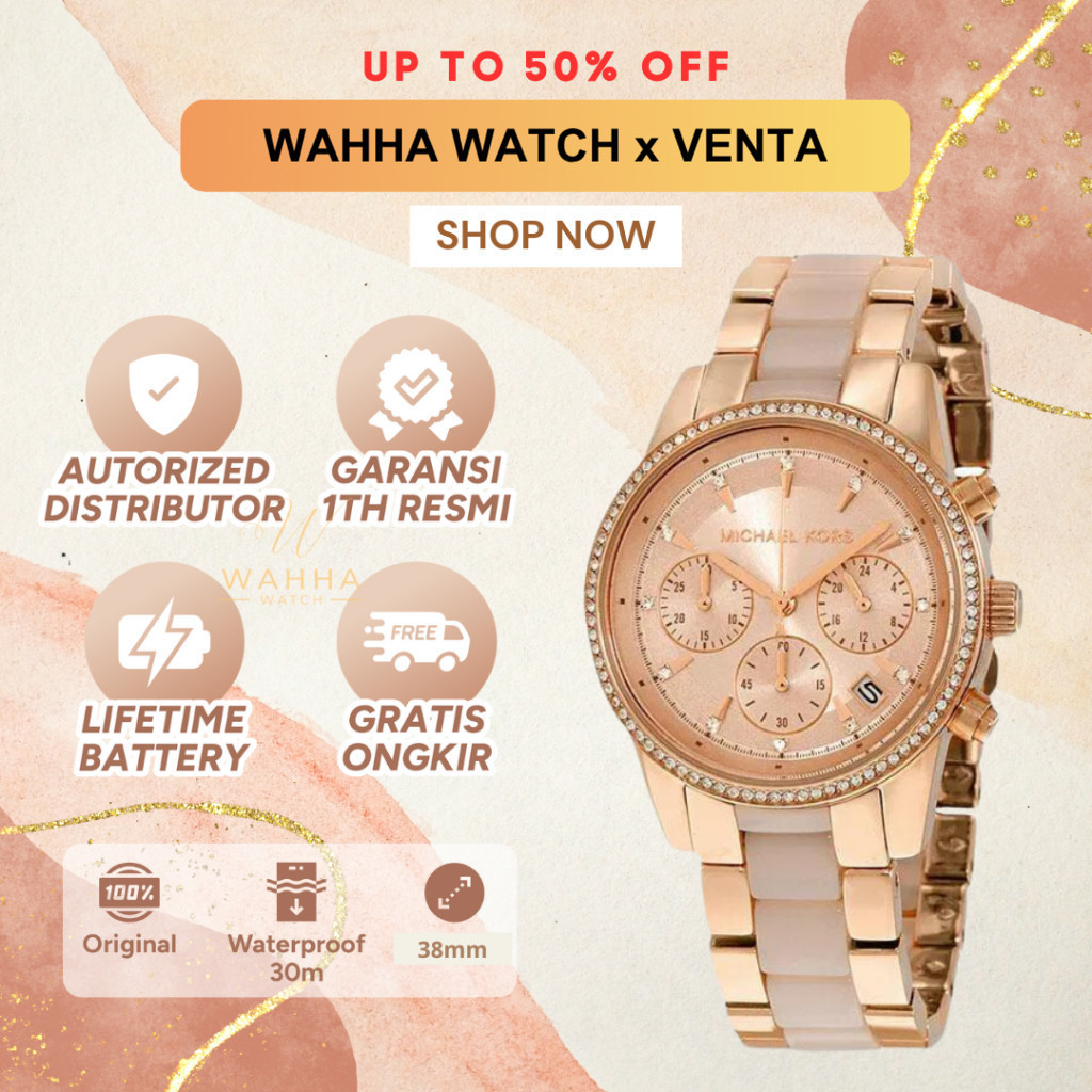 Jam Tangan  MK 6307 Original Wanita [BERGARANSI]