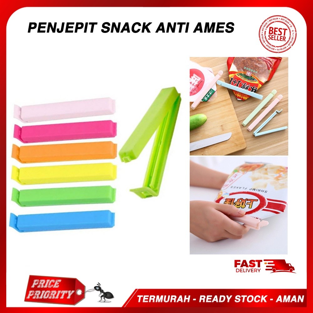 

NAJMAHJAYASHOP PENJEPIT SNACK Chiki Plastik Klip Bungkus Makanan Cemilan Keripik