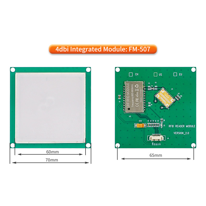 UHF RFID Tag Reader Integrated Module Access Control UHF RFID Reader Module for Management