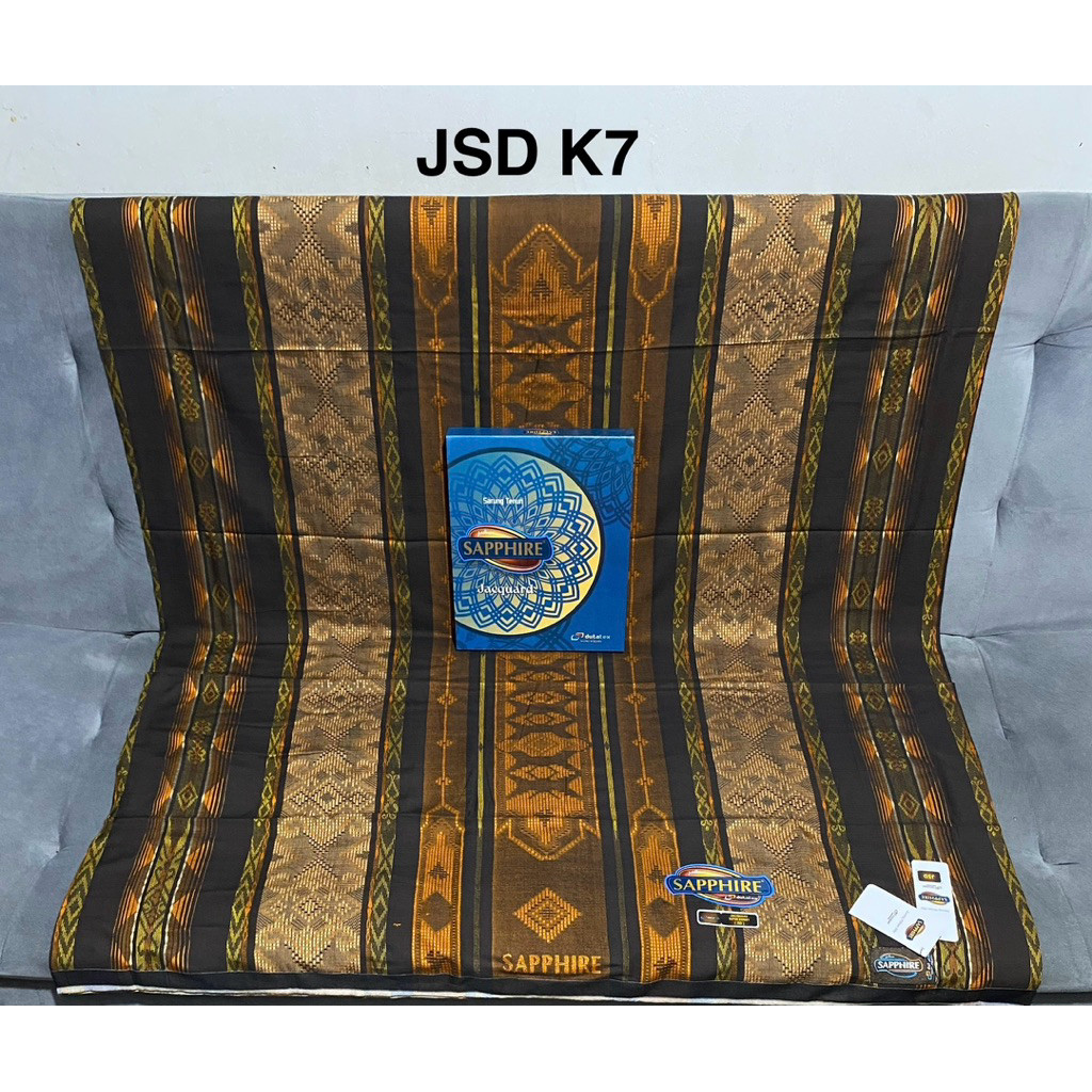 SARUNG SAPPHIRE GOLD JACQUARD SONGKET JSD SKJ