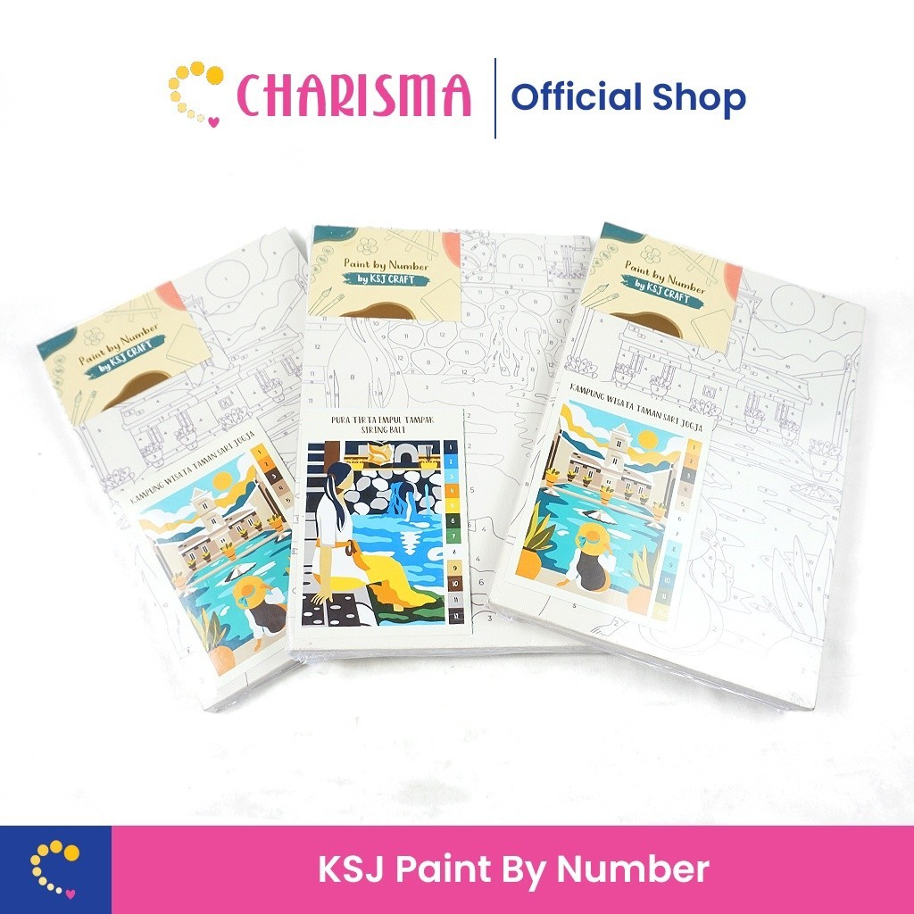 

Charisma Paint By Number Kit - Painting Kit Kanvas / Paket Melukis DIY