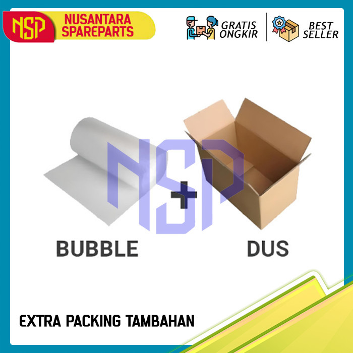 

EXTRA TAMBAHAN KOTAK BUBBLE WRAP BIAR PACKINGAN LEBIH AMAN
