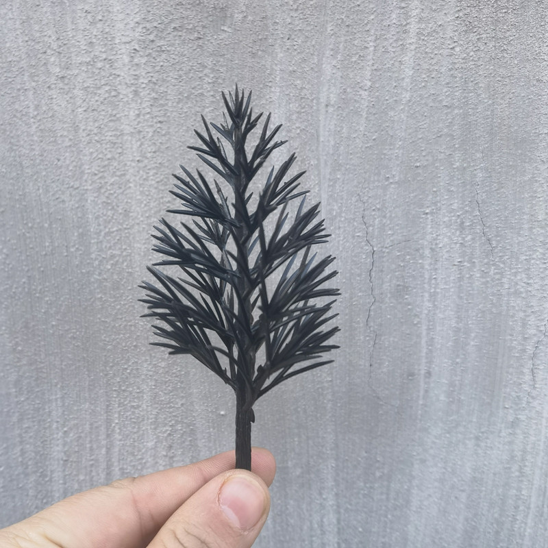 

50pcs/bag Model Tree Trunk Plastic model cypress tree Landscape O to Z scale Train Railway Material for Making mini Model tree
