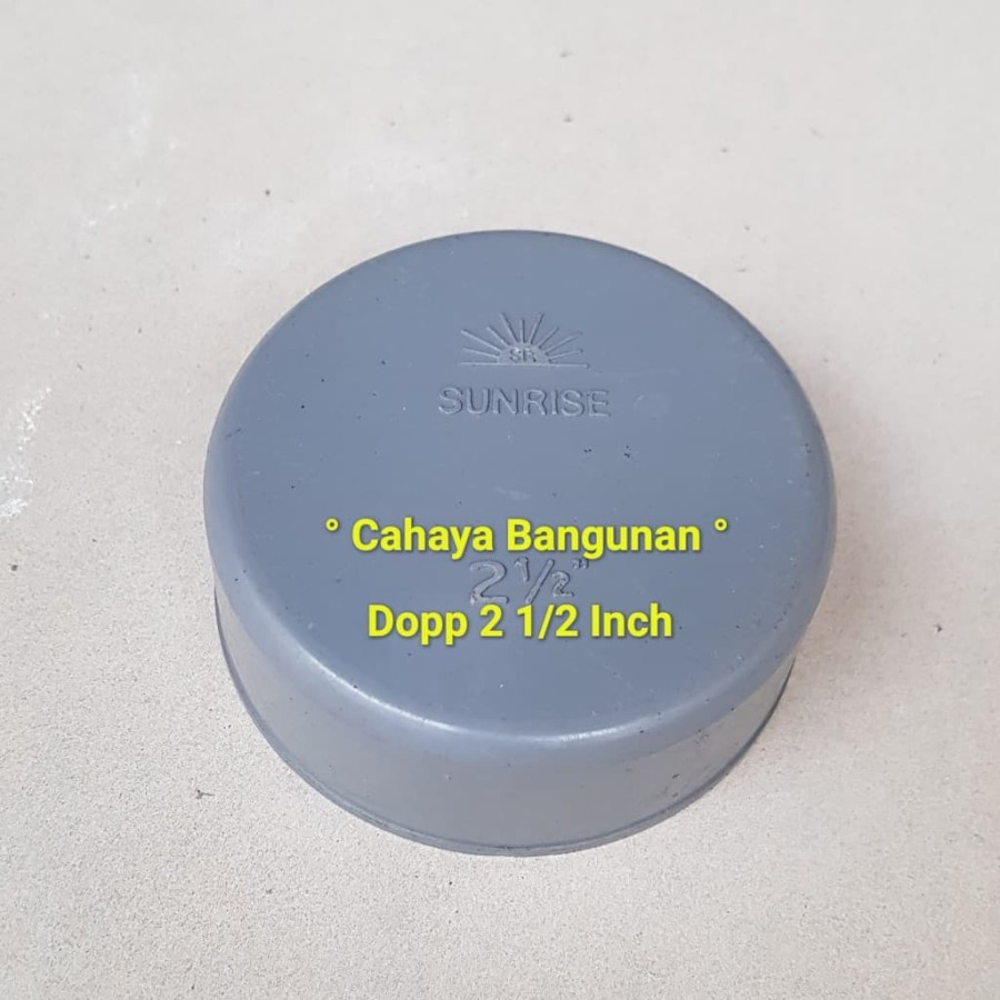 Dop Dopp Penutup Tutup Sambungan Pipa Buangan 2.5" 21/2 Inch 21/2Inch
