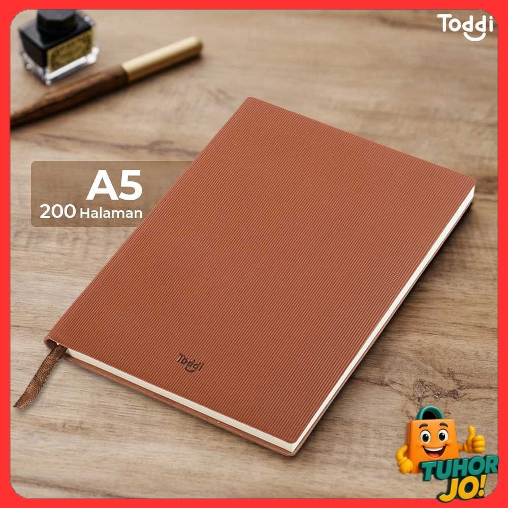 

Toddi Buku Jurnal Leather Notebook Diary 68GSM 200 Halaman Grid - TD101