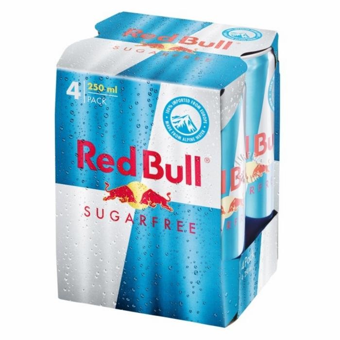 

Red Bull Energy Drink (Sugar Free) 4 x 250ml