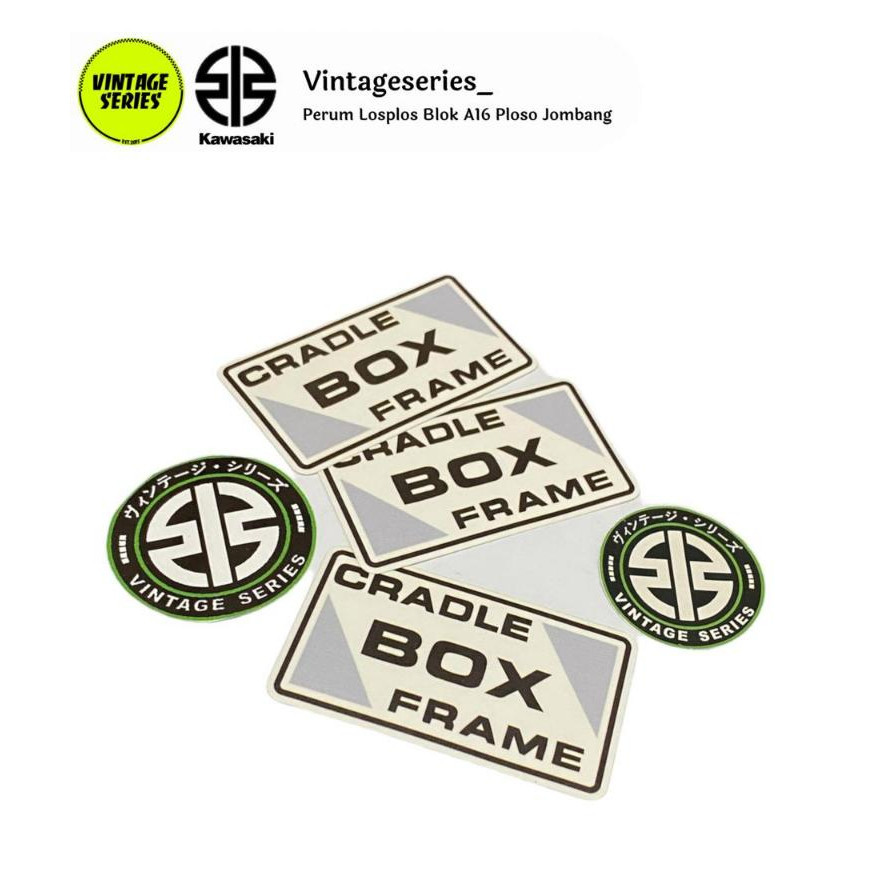 Stiker Cradle Box NINJA 150 R Repro STIKER ARM NINJA KIS STRIKER CRADLE NINJA R KISS