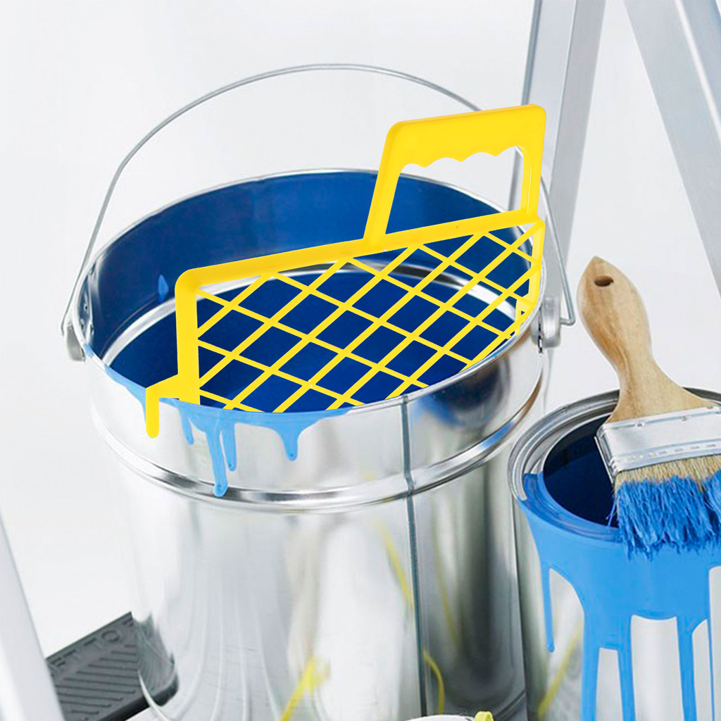 

Plastic Paint Grid Tray Liner Holder Pans Roller Screen for Bucket Paints Parts Filter Mesh Strainer Painting Supplies