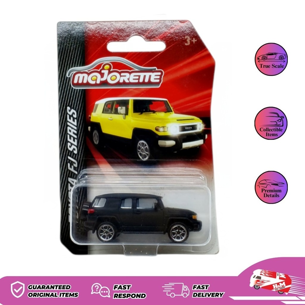 Majorette Toyota FJ Series Toyota FJ Black