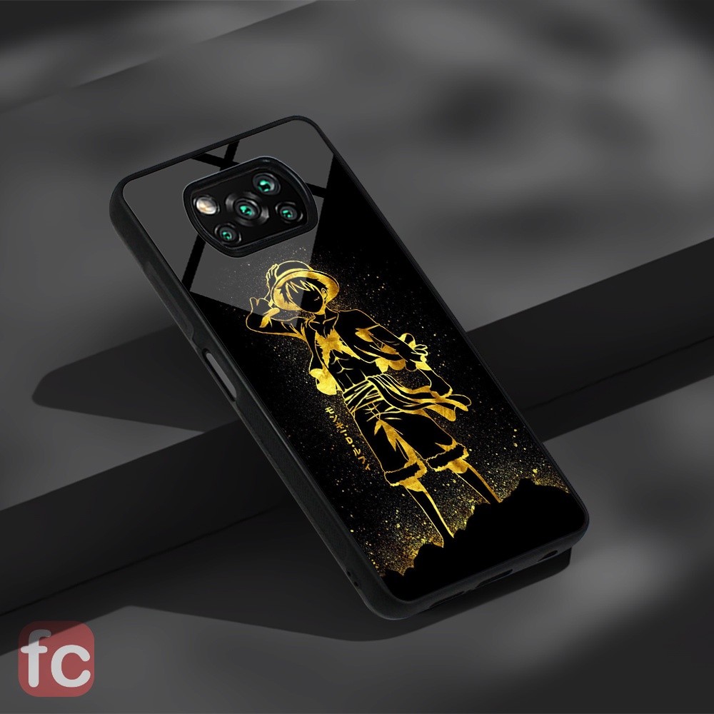 Custom case Glossy Poco X3 Pro Nfc |AA15| Xiaomi Poco x3 Tpu Anime One Piece Luffy