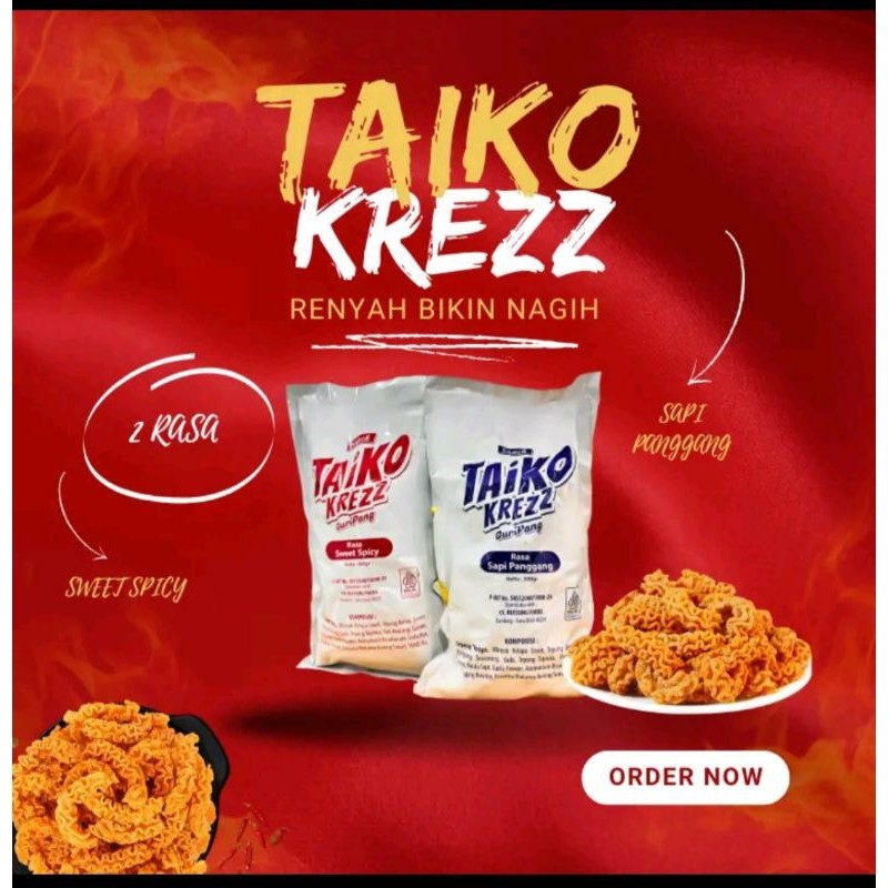 

Taiko Krezzz 500 Gram Snack Rasa Spicy Dan Sapi Panggang