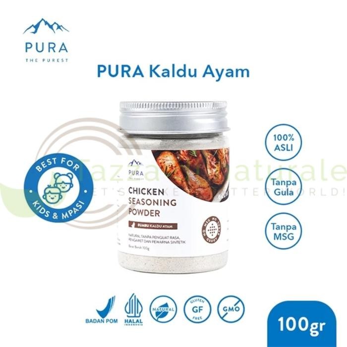 

Pura Kaldu Asli | Bumbu Kaldu Ayam (100gr) - Chicken Seasoning Powder - Kaldu Mpasi