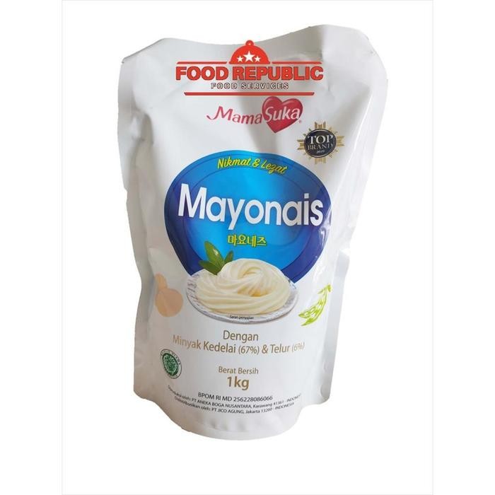

MAMASUKA MAYONNAISE SAUCE 1 KG - SAUS MAYONES MAMASUKA HALAL - Mayonaise