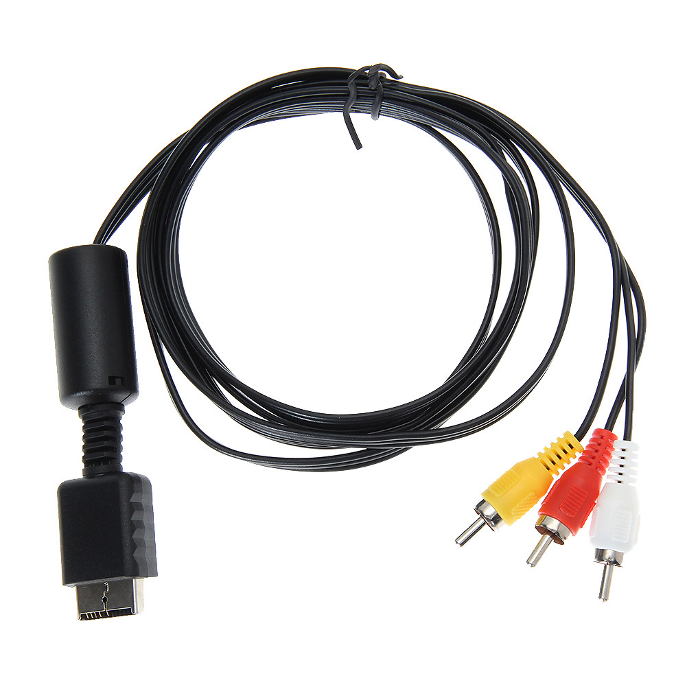 Audio Video HDTV Component AV Cable to RCA For SONY PS2 PS3 PlayStation HD Multi Out Composite RCA C