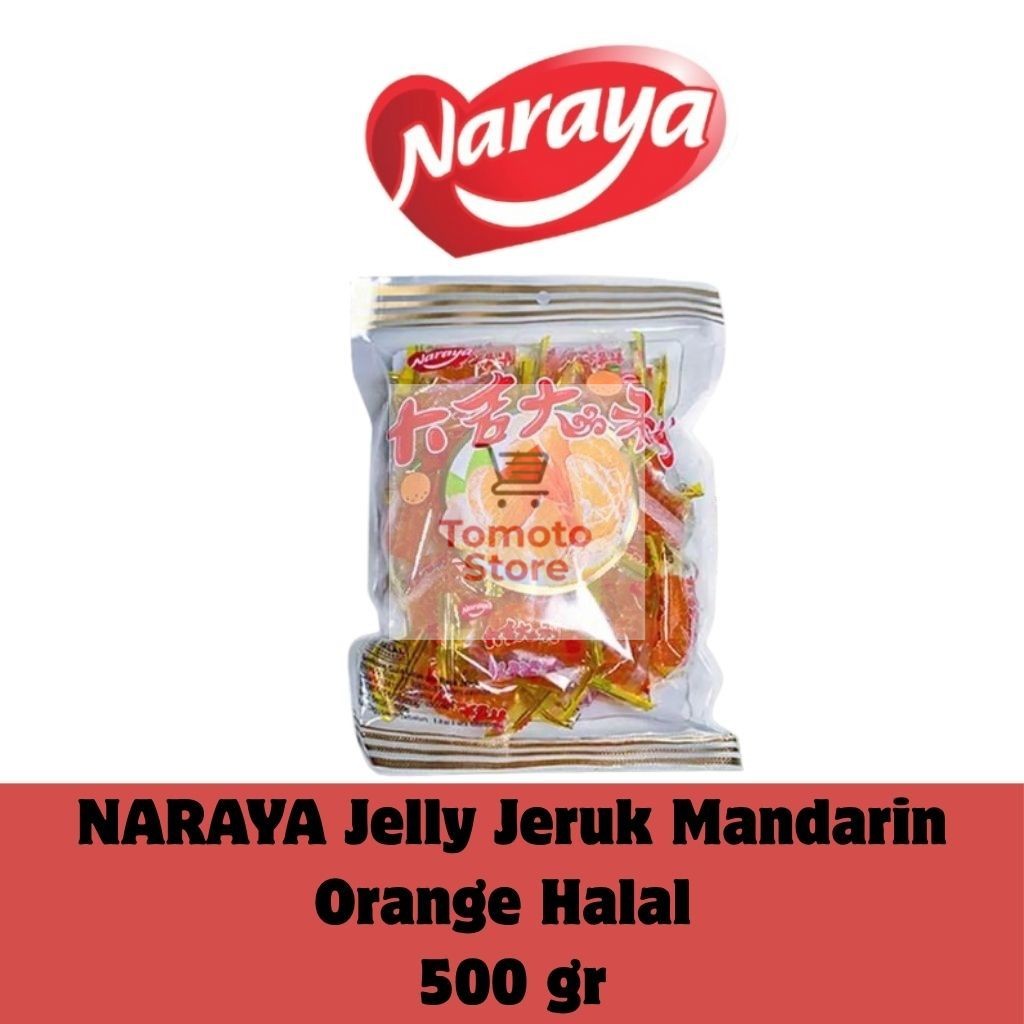 

✨ TOMOTOSTORE ✨ NARAYA Jelly Jeruk Mandarin Orange HALAL 500 gr