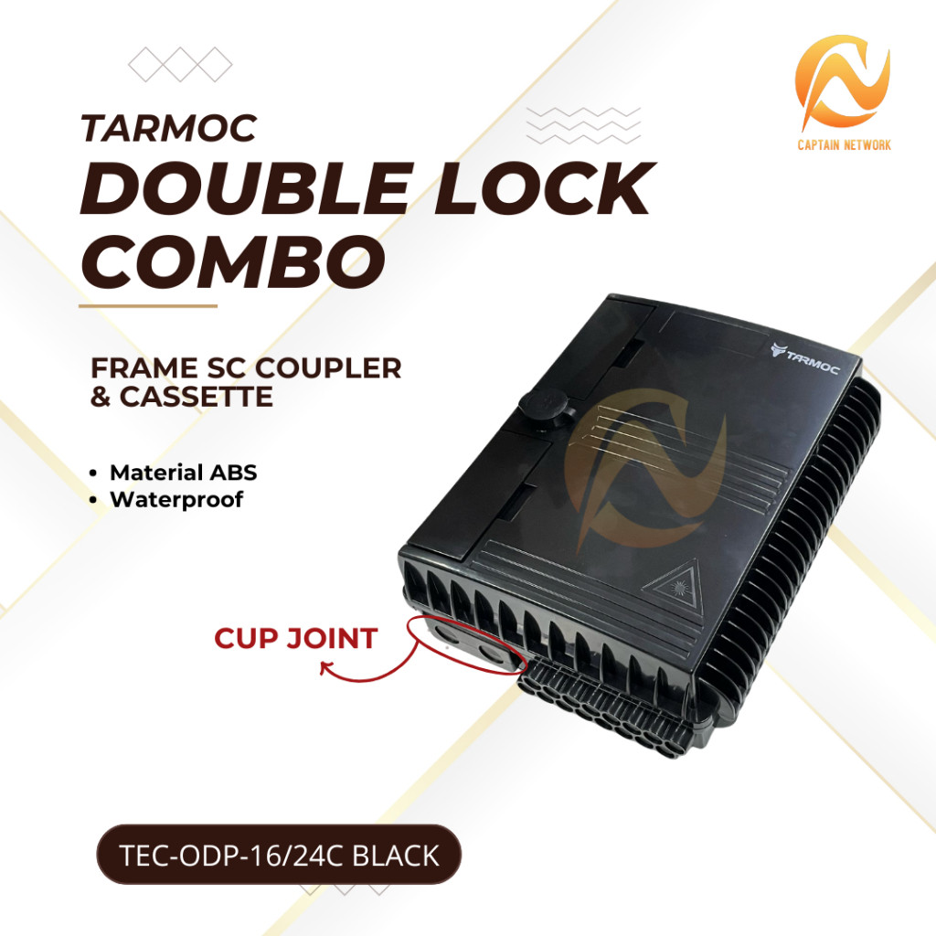 ODP 8/16/24 Core Double Lock COMBO | ODP 8 16 24C Kosongan HITAM