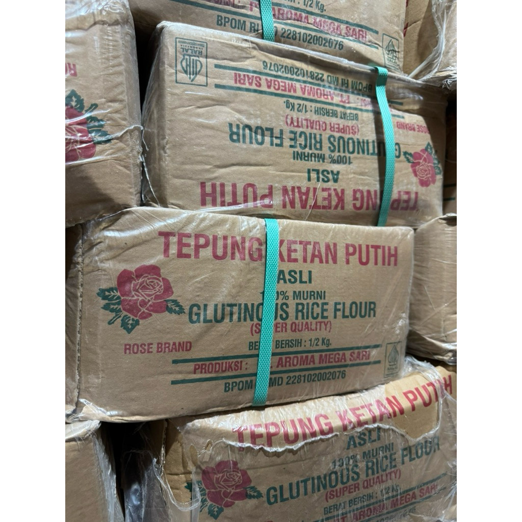 

Tepung kentan Rose Brand 500gram @ 20bks / 1 dus