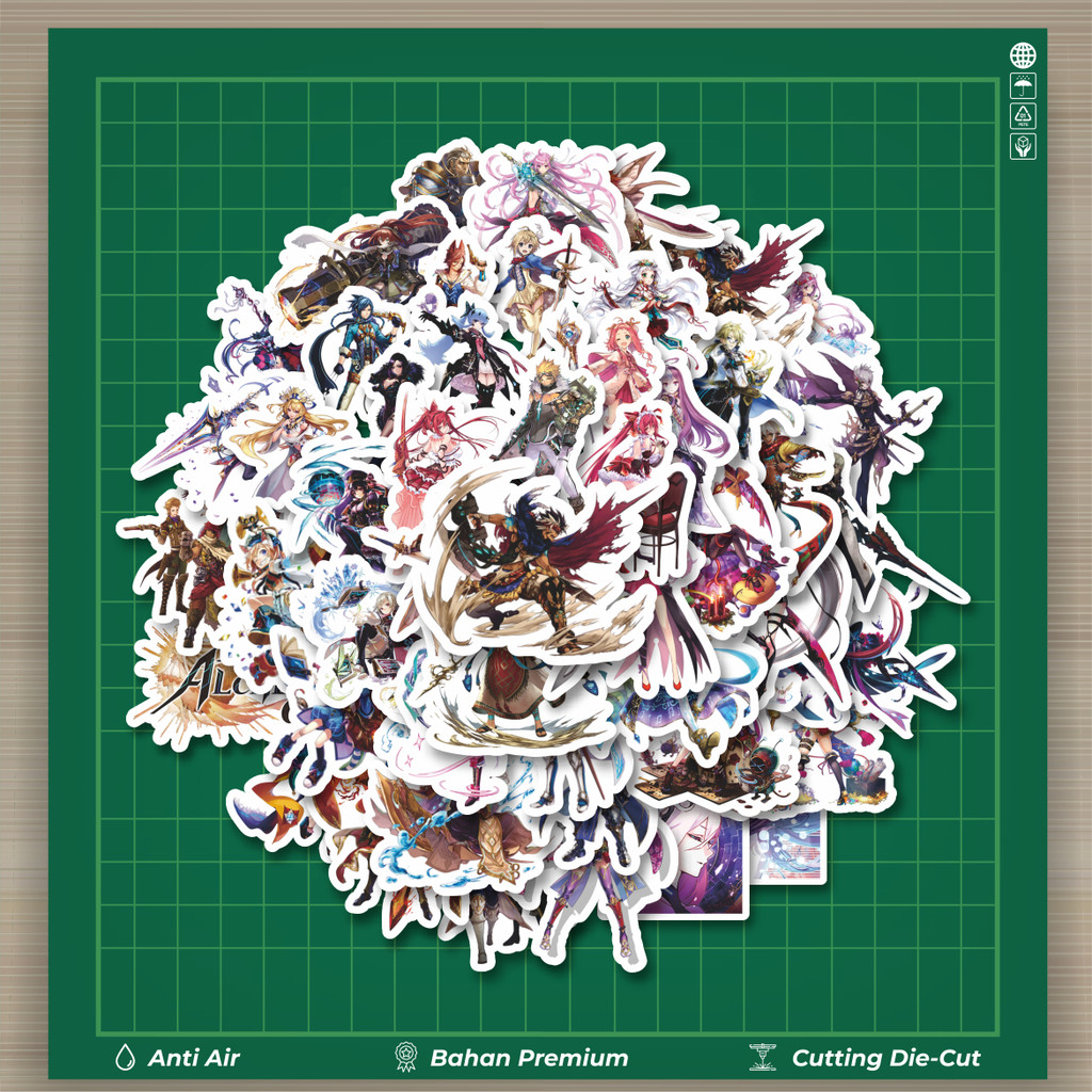 

HOT 50 PCS STIKER Game Series Alchemist Code Character Mix Fashion Cars Decal Dingin Kartu Album Custom Vinyl Anti Air- Sticker Aesthetic Buku Journal Koper Casing HP Tablet Laptop Helm Motor Botol Minum