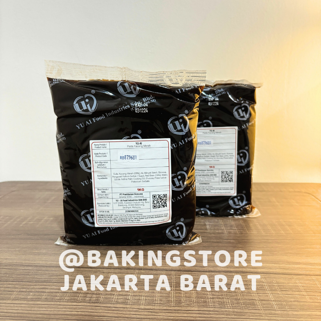 

Yu Ai Red Bean Paste | Pasta Kacang Merah 1 Kg Yu-Ai