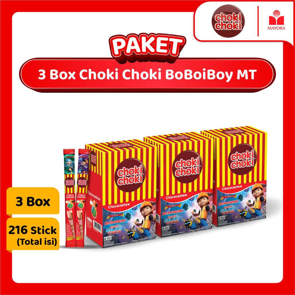 

Paket 3 Box Choki Choki Cashew BoBoiBoy MT