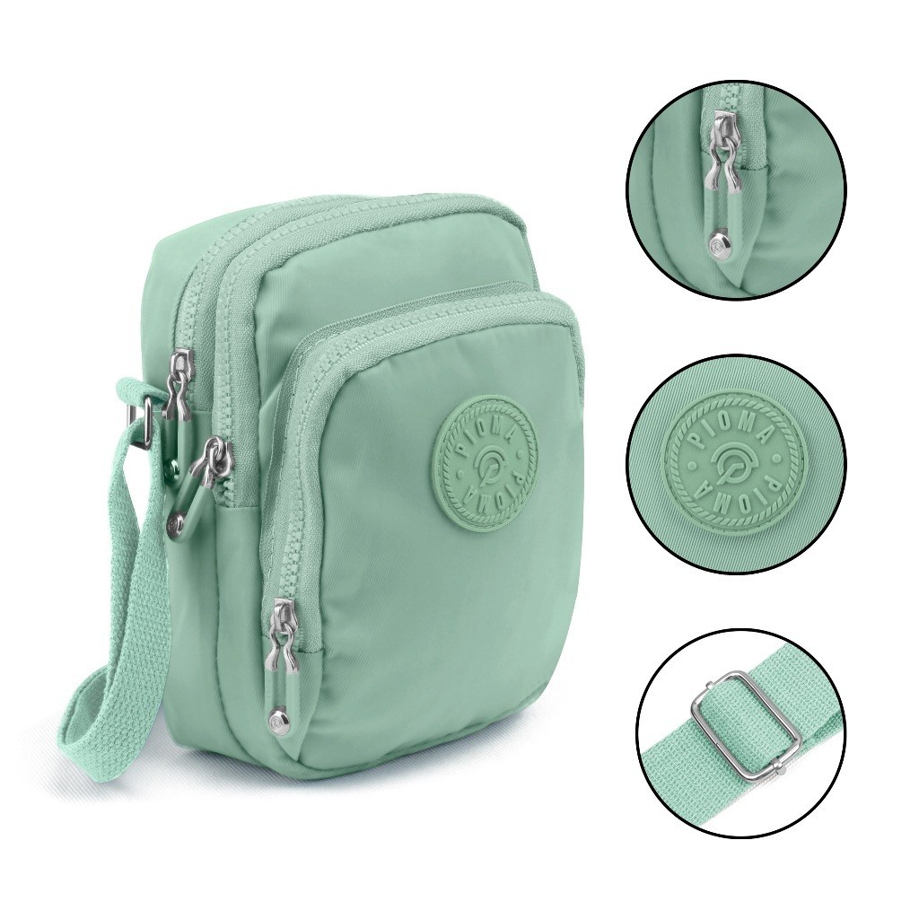 PIOMA BAG TAS WANITA SELEMPANG NYLON  / TAS SELEMPANG PIOMA / PIOMA YOON