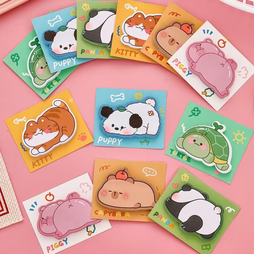 

Sticky Notes 30Lembar Lucu Kartun Animal / Memo Warna-Warni Aesthetic / Untuk Sekolah Kantor Alat Tulis