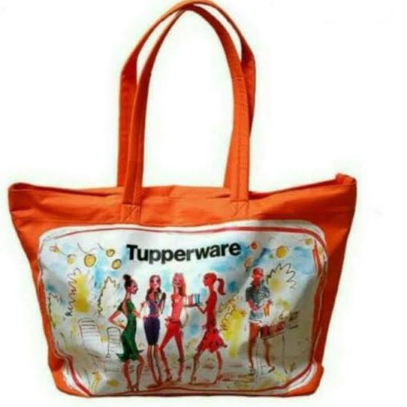 [BIG SALE] PROMO Tupperware  Tas Kitbag Oren Miss Belle Tas Travel Tas mudik