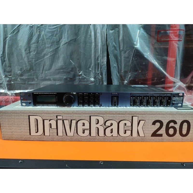 DLMS DRIVER RACK DBX 260 GRADE A management DBX Drive Rack 260 Grade A + Trafo - Non Switching