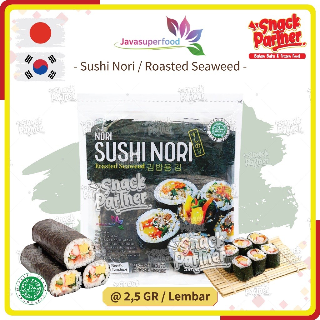 

[DEFECT NORI NEMPEL] [EXP. OKTOBER 2026] SUSHI NORI SHEET Gold isi 10 Lembar | Sushi Roasted Seaweed - Rumput Laut Gimbap Kimbab Nori Jepang Korea JAVA SUPER FOOD