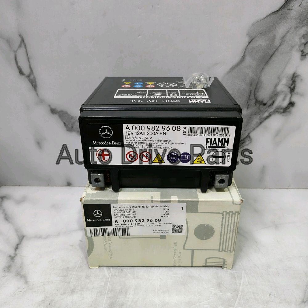 AUXILIARY BATTERY MERCEDES BENZ A0009829608 ACCU AKI STARTER MERCY ORI