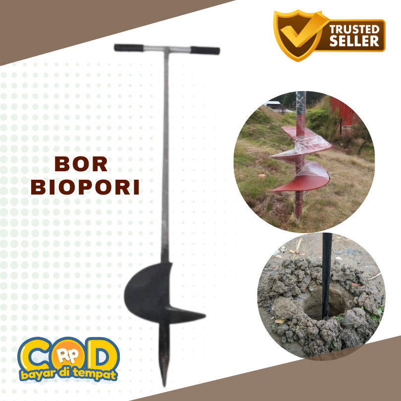 Bor Biopori Tanah Manual | Bor Alat Pelubang Tanah Biopori | Bor Lubang Resapan
