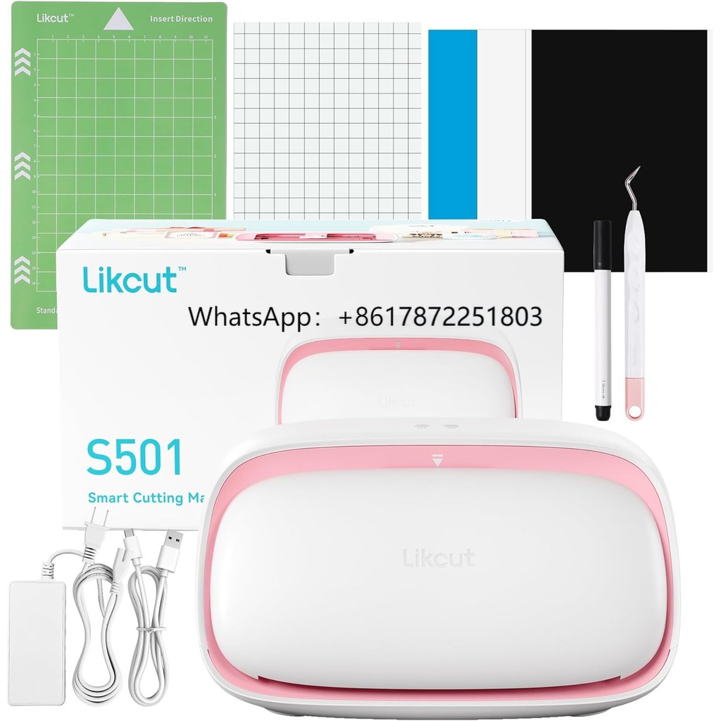 

Graph Plotter Likcut S501 DIY Portable Smart Cutting Machine Vinyl Cutter for Family School Fun Projects Decorations Upgrade