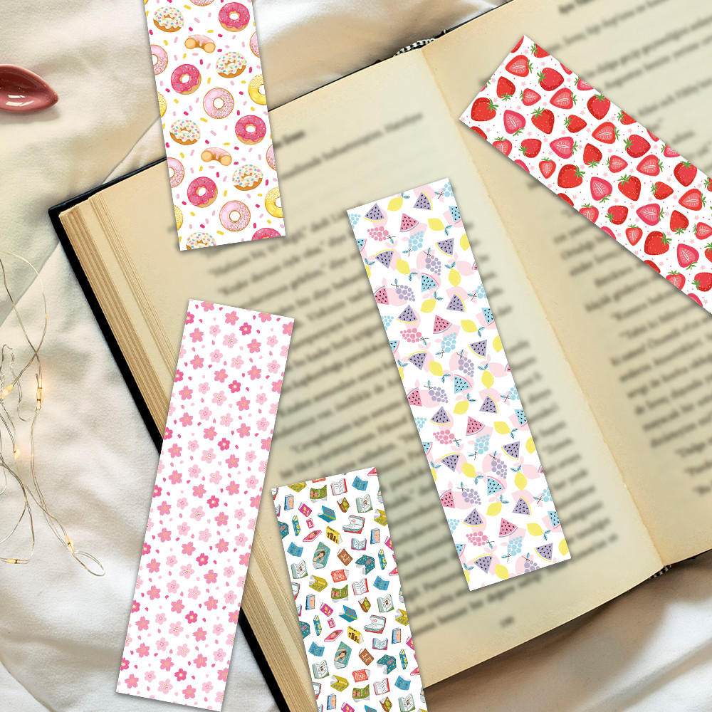 

32pcs, small clear style bookmarks, fruit party, very suitable for teachers, readers, and book lovers, birthday gifts