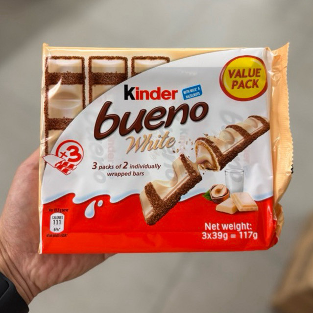 

kinder bueno isi 3 pack / kinder bueno white isi 3 pack / kinder bueno white isi 2 pcs / kinder bueno isi 2 pcs