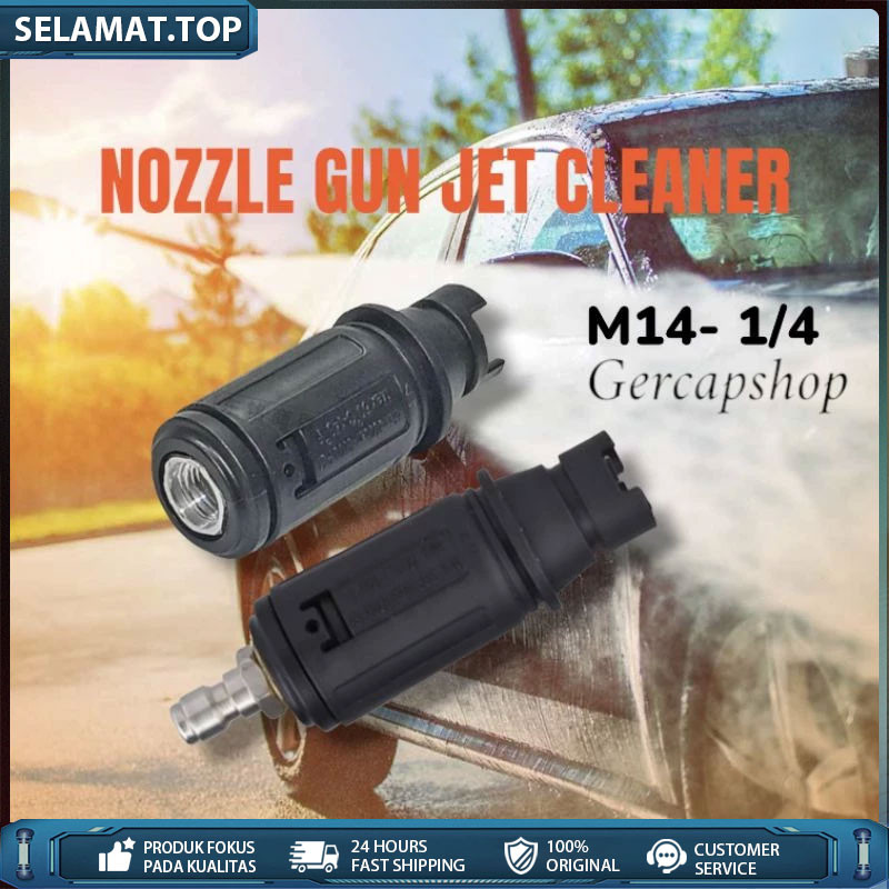 Gercapshop 1/4 Inch / M14 Nozzle Sprayer Spuyer Kepala Semprotan Kabut Nosel Nozel Head Nozle Flat R