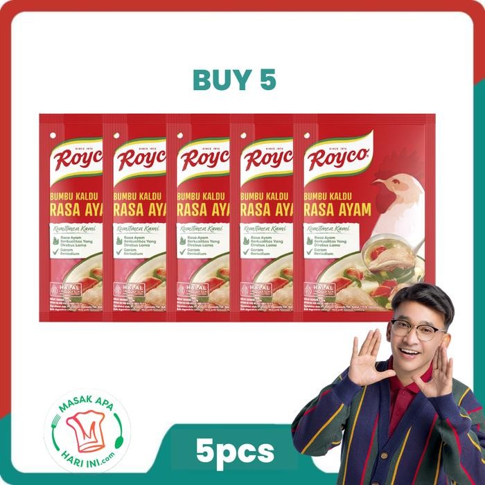 

[PROMO RUBEN ONSU] Royco Kaldu Ayam 220G Isi 5